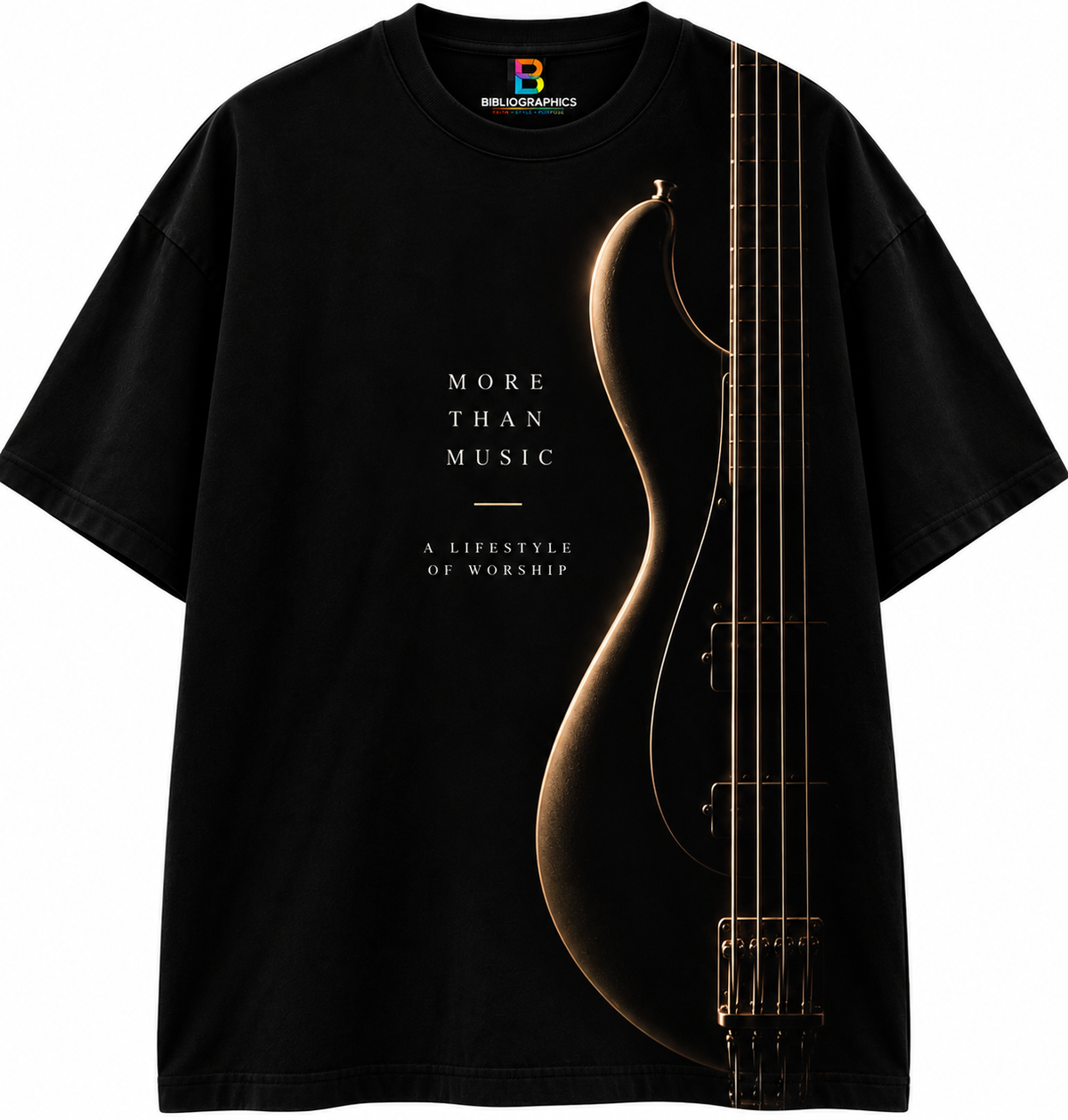 More Than Music – Oversized Unisex Graphic T-Shirt