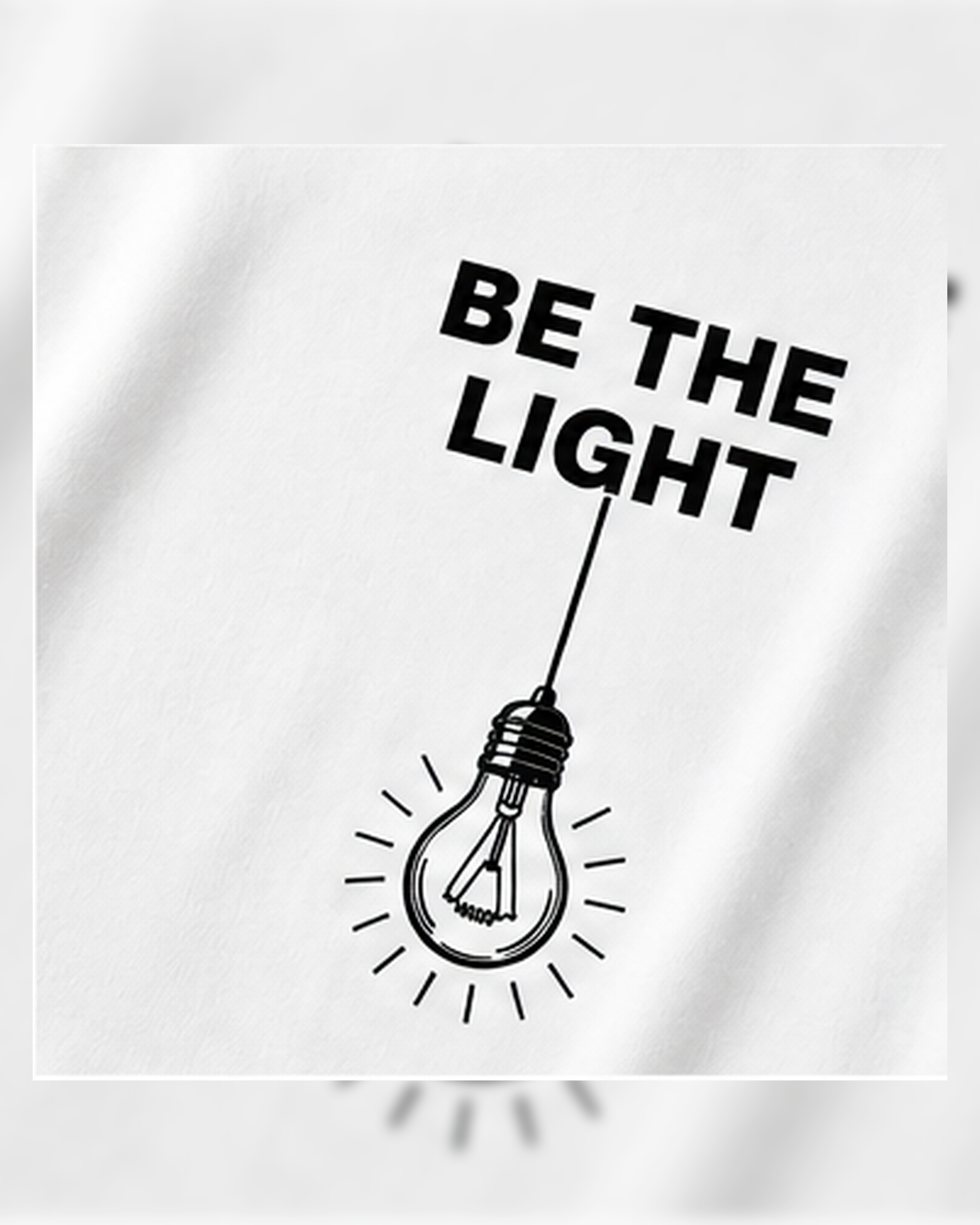 Oversized T-Shirt - Let Your Light Shine Before Others (Matthew 5:16)