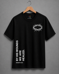 Oversized T-Shirt - By His Wounds We Are Healed (Isaiah 53:5)