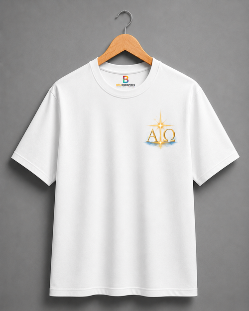 Oversized T-Shirt - Alpha and Omega (Revelation 22:13)