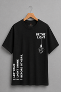 Oversized T-Shirt - Let Your Light Shine Before Others (Matthew 5:16)